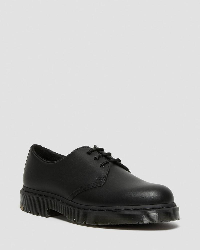 Zapatos De Trabajo Dr Martens 1461 Mono Slip Resistant Hombre Negros | MX 180GSO